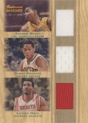 2007-08 Topps Trademark Moves - Luther Head/Danny Granger/Andrew Bynum #TTR-BGH