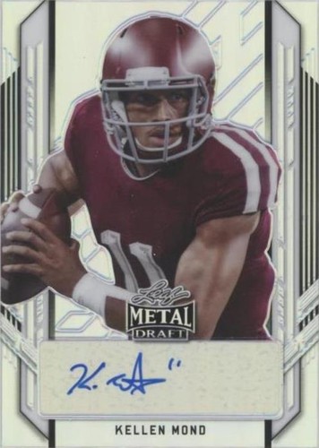 2021 Leaf Metal Draft Kellen Mond #PA-KM1