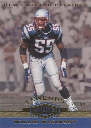 2019 Panini Plates & Patches Willie McGinest #154