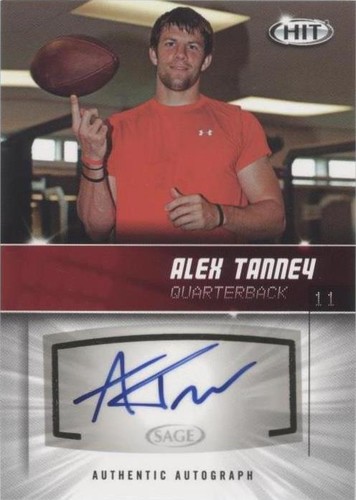 2012 SAGE Hit Alex Tanney #A111