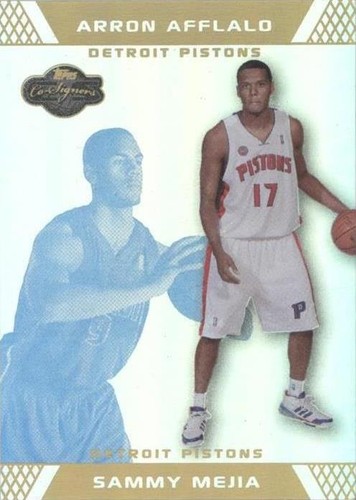 2007-08 Topps Co-Signers - Sammy Mejia/Arron Afflalo #66