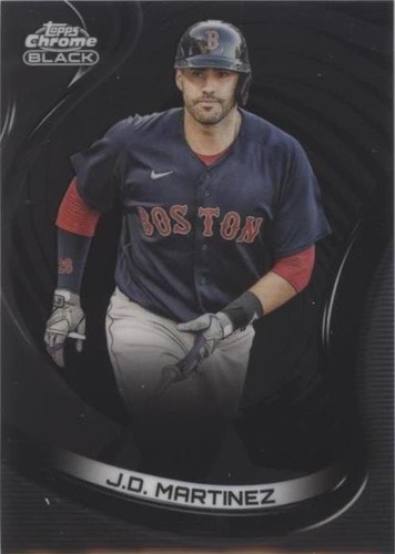 2022 Topps Chrome Black - J.D. Martinez #34
