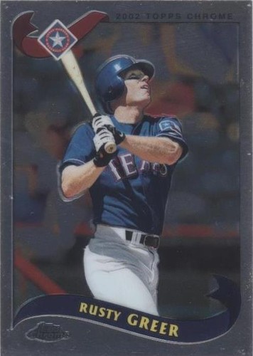 2002 Topps Chrome - Rusty Greer #468