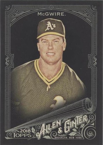 2018 Topps Allen & Ginter's X - Mark McGwire #212