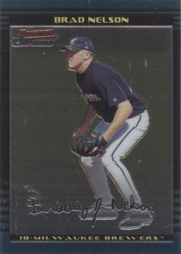 2002 Bowman Chrome - Brad Nelson #195