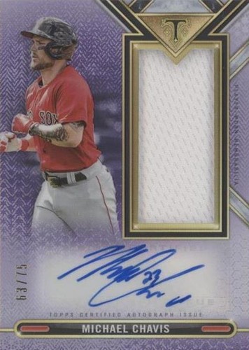 2021 Topps Triple Threads - Michael Chavis #ASJR-MC