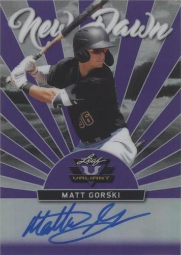 2019 Leaf Valiant - Matt Gorski #ND-MG1