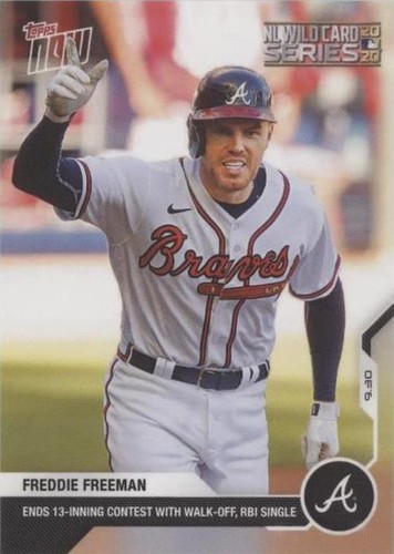 2020 Topps Now - Freddie Freeman #337