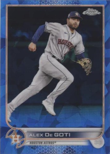 2022 Topps Chrome Update Series Sapphire Edition - Alex De Goti #US29