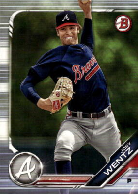 2019 Bowman Joey Wentz #BP-57 Prospects Atlanta Braves
