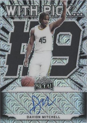 2021-22 Leaf Metal - Davion Mitchell #WP-DM1