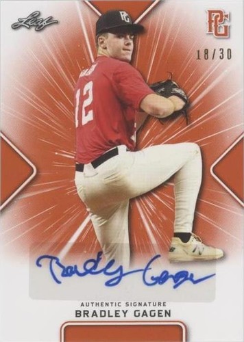 2021 Leaf Perfect Game National Showcase - Bradley Gagen #BA-BG4