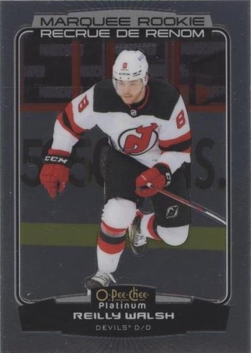 2022-23 OPC Platinum Marquee Rookie #223 Reilly Walsh - New Jersey