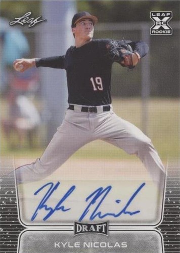 2020 Leaf Draft - Kyle Nicolas #BA-KN1