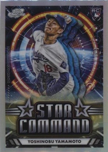 cosmos24ページ YOSHINOBU YAMAMOTO 2024 Topps Cosmic Chrome PSA 9 Orange