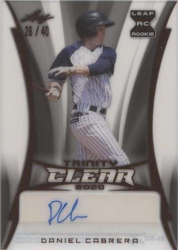 2020 Leaf Trinity - Daniel Cabrera #CA-DC2