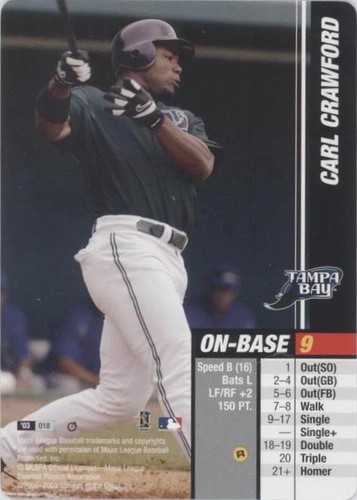 2003 MLB Showdown Trading Deadline - Carl Crawford #018