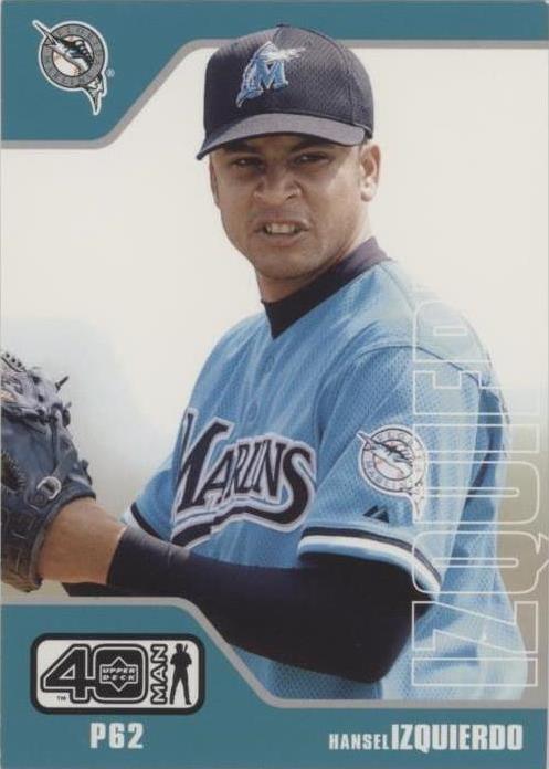 2002 Upper Deck 40 Man - Hansel Izquierdo #804