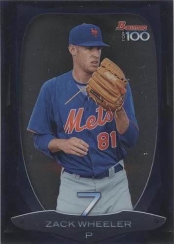 2013 Bowman - Zack Wheeler #BTP-7
