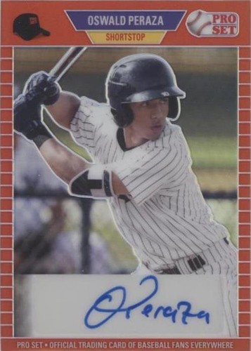 2021 Leaf Pro Set Metal - Oswald Peraza #PA-OP1