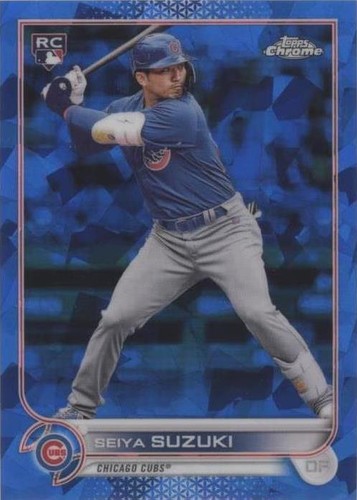2022 Bowman Chrome Sapphire Seiya Suzuki Rookie Card