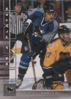 2001-02 In the Game Be A Player Memorabilia - Patrick Marleau #173
