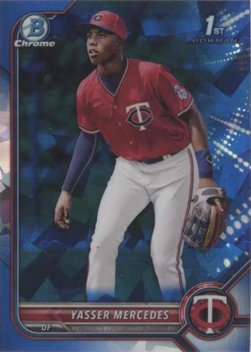 2022 Bowman Chrome Sapphire Edition - Yasser Mercedes #BCP-171