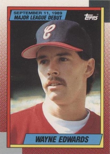 1989-90 Topps Major League Debut 1989 - Wayne Edwards #34