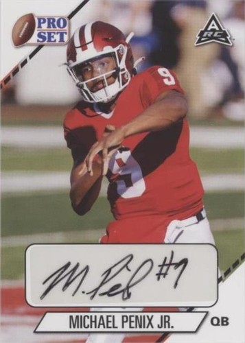 MICHAEL PENIX JR 2021 Leaf Pro Set Auto Autograph! RC! 1st