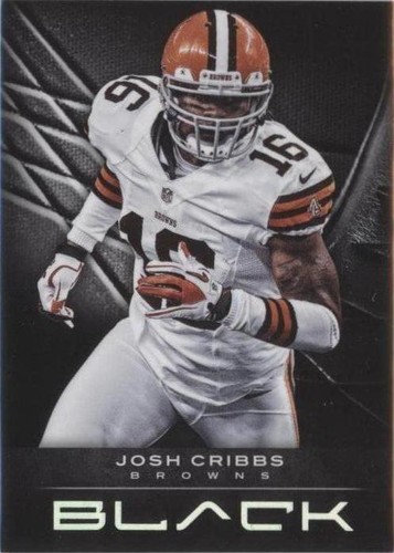 2012 Panini Black Josh Cribbs #11