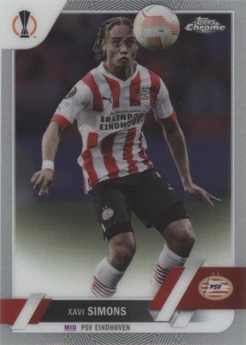 2022 Topps Chrome XAVI SIMONS #182 Refractor Paris Saint