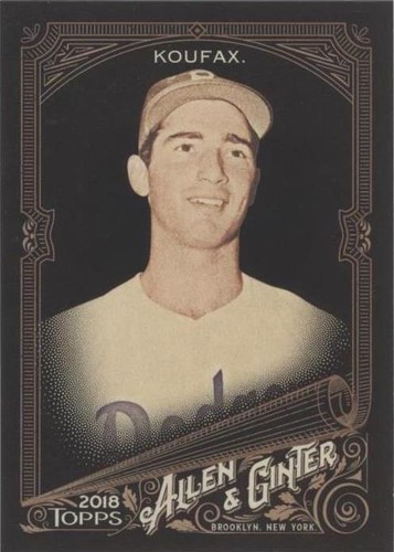 2018 Topps Allen & Ginter's X - Sandy Koufax #200