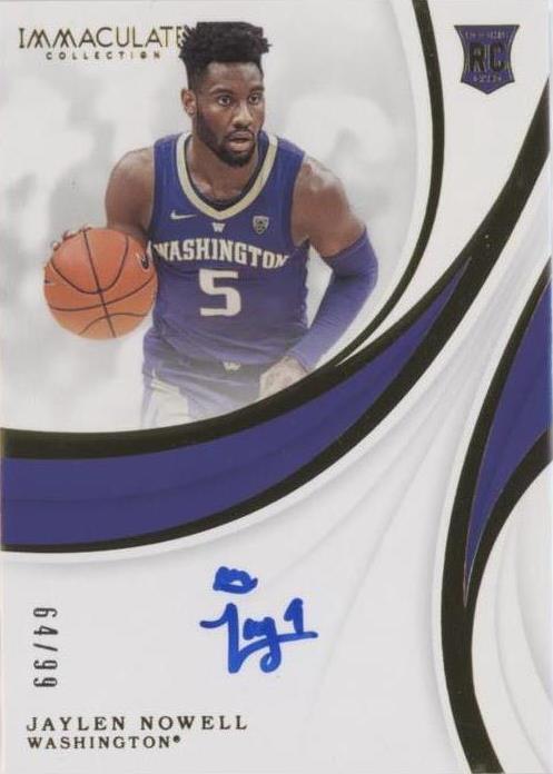 2019-20 Panini Immaculate Collection Collegiate - Jaylen Nowell #75