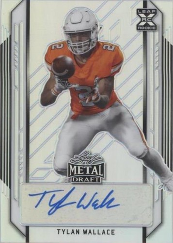 2021 Leaf Metal Draft Tylan Wallace #BA-TW1