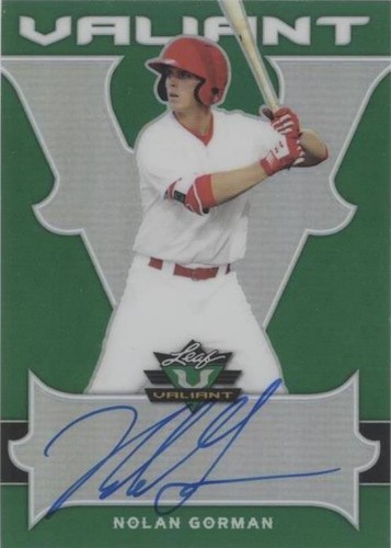 2018 Leaf Valiant - Nolan Gorman #BA-NG1