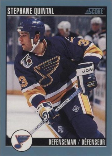 1992-93 Score Canadian - Stephane Quintal #242