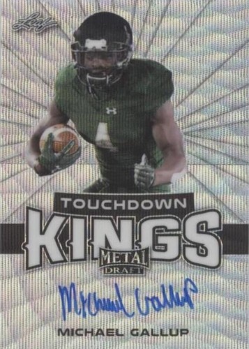 2018 Leaf Metal Draft Michael Gallup #TK-MG1