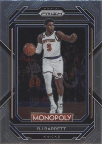 RJ Barrett 2022-23 Panini Prizm Fast Break Blue /150 #14 New York