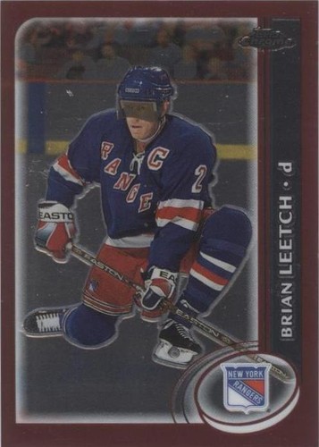 2002-03 Topps Chrome - Brian Leetch #41