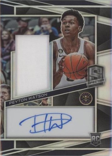 2022-23 Panini Spectra - Peyton Watson #224