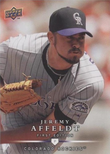 2008 Upper Deck First Edition - Jeremy Affeldt #203