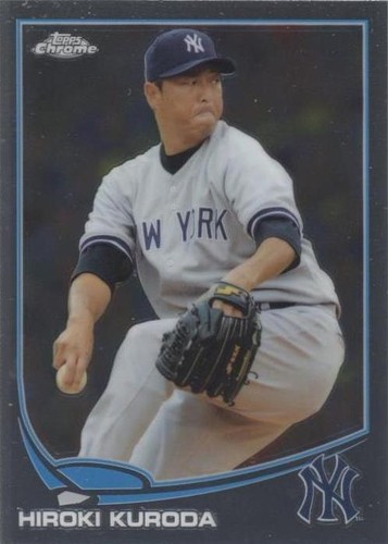 キムタダ★ 2013 Topps Chrome Hiroki Kuroda New York Yankees #28 | eBay