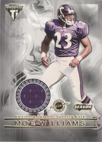 2001 Pacific Private Stock Titanium Postseason Moe Williams #10