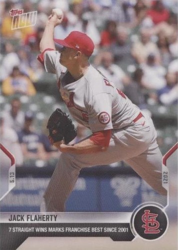 2021 Topps Now - Jack Flaherty #209