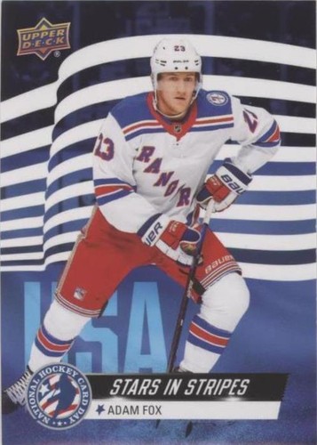 2022 Upper Deck National Hockey Card Day - Adam Fox #USA-9