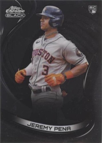 2022 Topps Chrome Black - Jeremy Pena #72