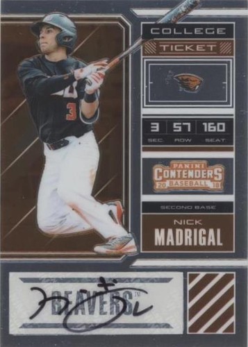 2018 Panini Elite Extra Edition - Nick Madrigal #NM1