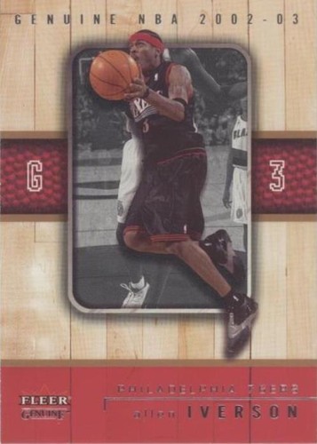アイバーソン　カード　Allen Iverson 02-03 Fleer 2002-03 Fleer Genuine - Allen Iverson #2 | eBay