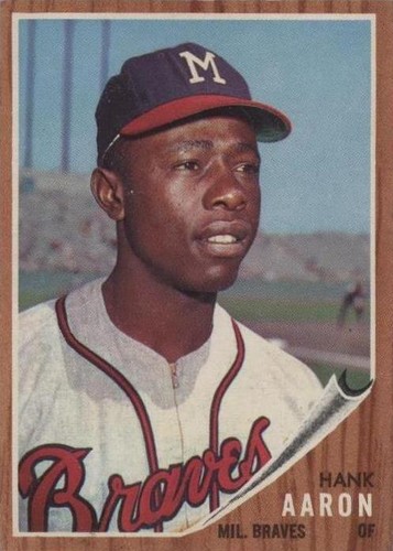 topps 47 HANK AARON 野球カード Lot - Hank Aaron 1955 Topps Card Number 47