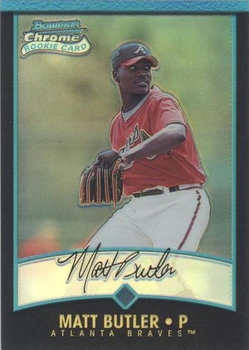 2001 Bowman Chrome - Matt Butler #165